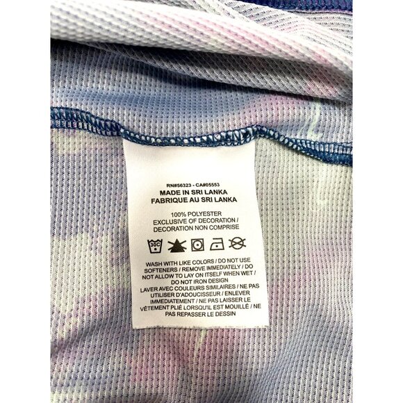 NIKE DRI-FIT Boys Blue Purple Green Logo Swoosh Short Sleeve T-Shirt Size M - Picture 6 of 6